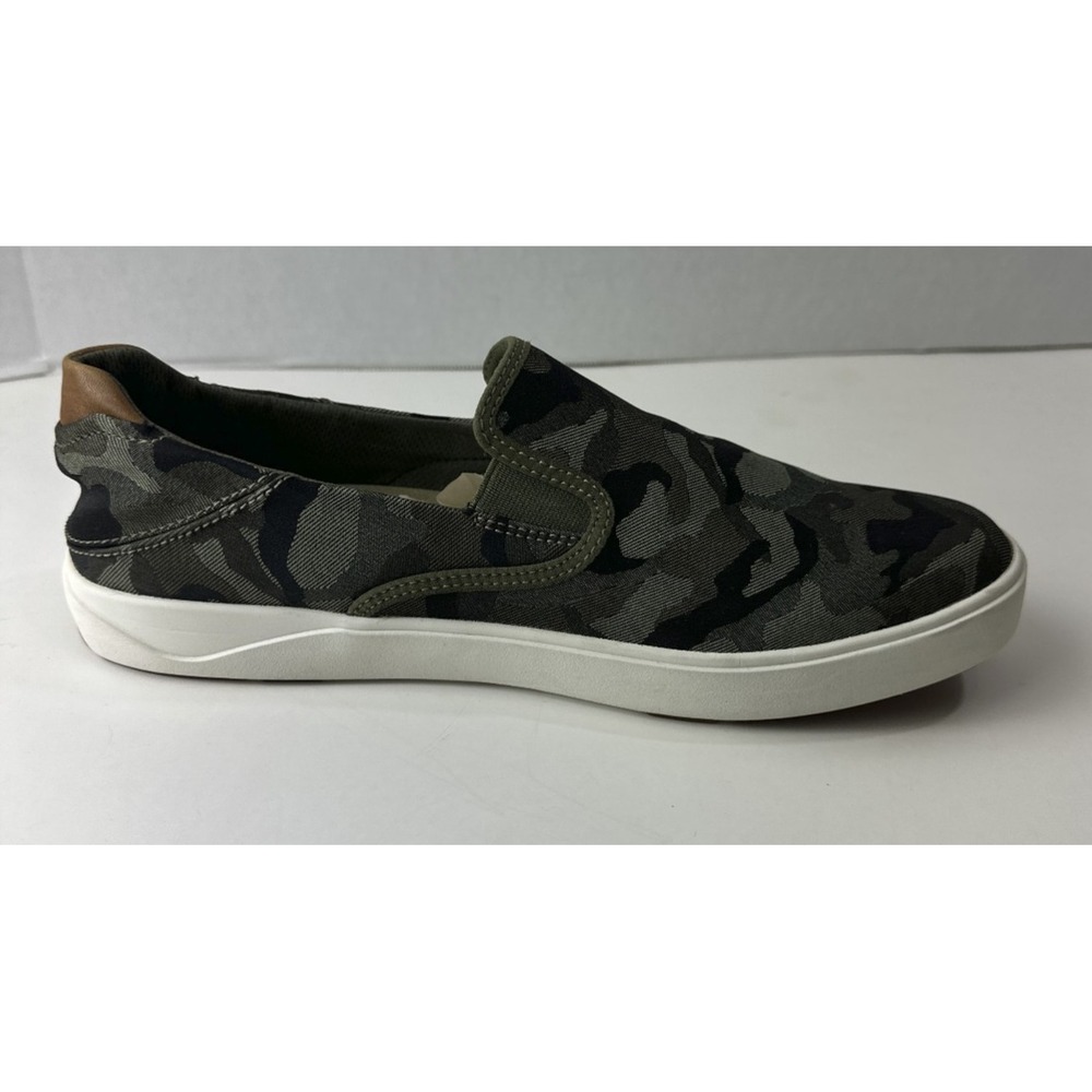OLUKAI Lae'ahi Pa'i Camo Green Slip On Casual 10444-6ZKE Men's Shoes Size 11 - Picture 3 of 14